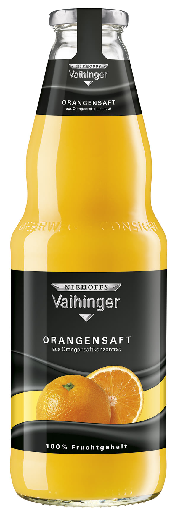 Niehoffs Vaihinger Orangensaft Kasten 6 x 1 l Glas Mehrweg