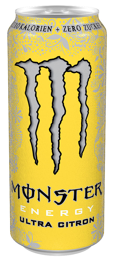Monster Energy Ultra Citron Karton 24 x 0,5 l Dose Einweg