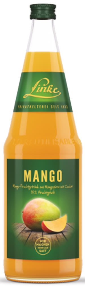 Linke Mango Kasten 6 x 1 l Glas Mehrweg