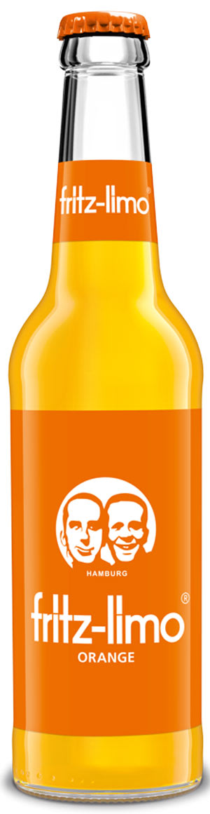 Fritz Limo Orange Kasten 24 x 0,33 l Glas Mehrweg