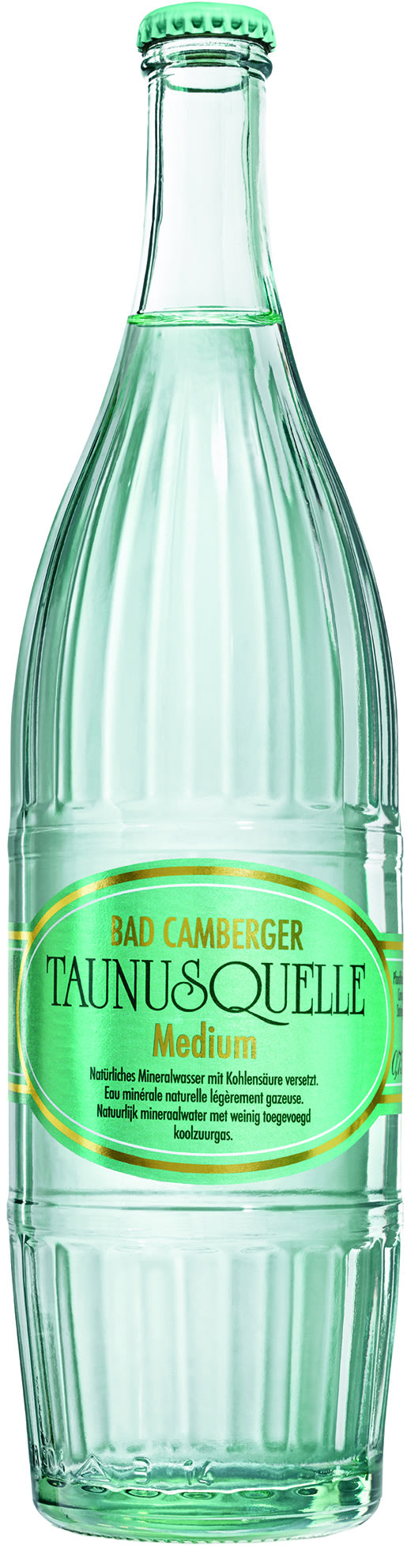 Bad Camberger Taunusquelle Mineralwasser Medium Kasten 12 x 0,75 l Glas Mehrweg