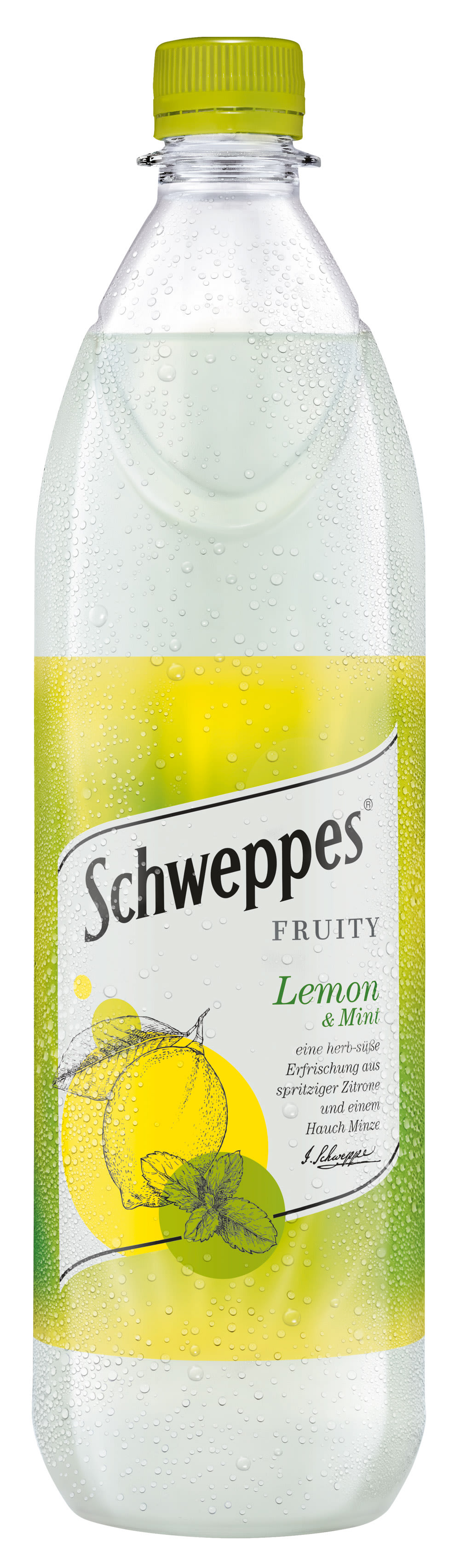 Schweppes Fruity Lemon & Mint Kasten 6 x 1 l PET Mehrweg