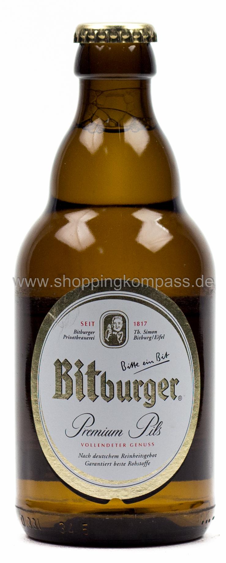 Bitburger Pils Steini Kasten 20 x 0,33 l Glas Mehrweg