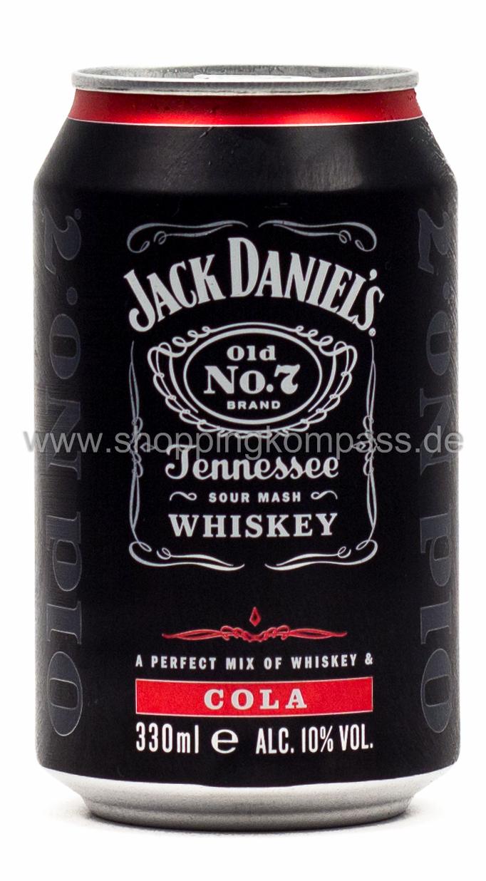 Jack Daniel's & Cola Karton 24 x 0,33 l Dose Einweg