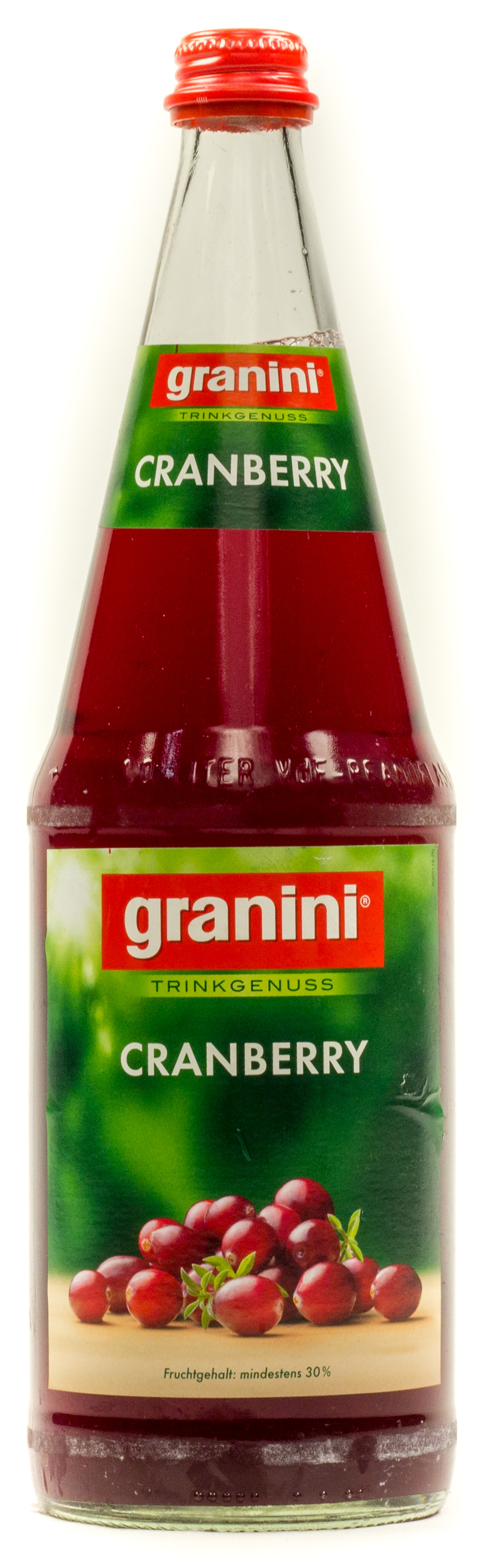 Granini Trinkgenuss Cranberry Kasten 6 x 1 l Glas Mehrweg