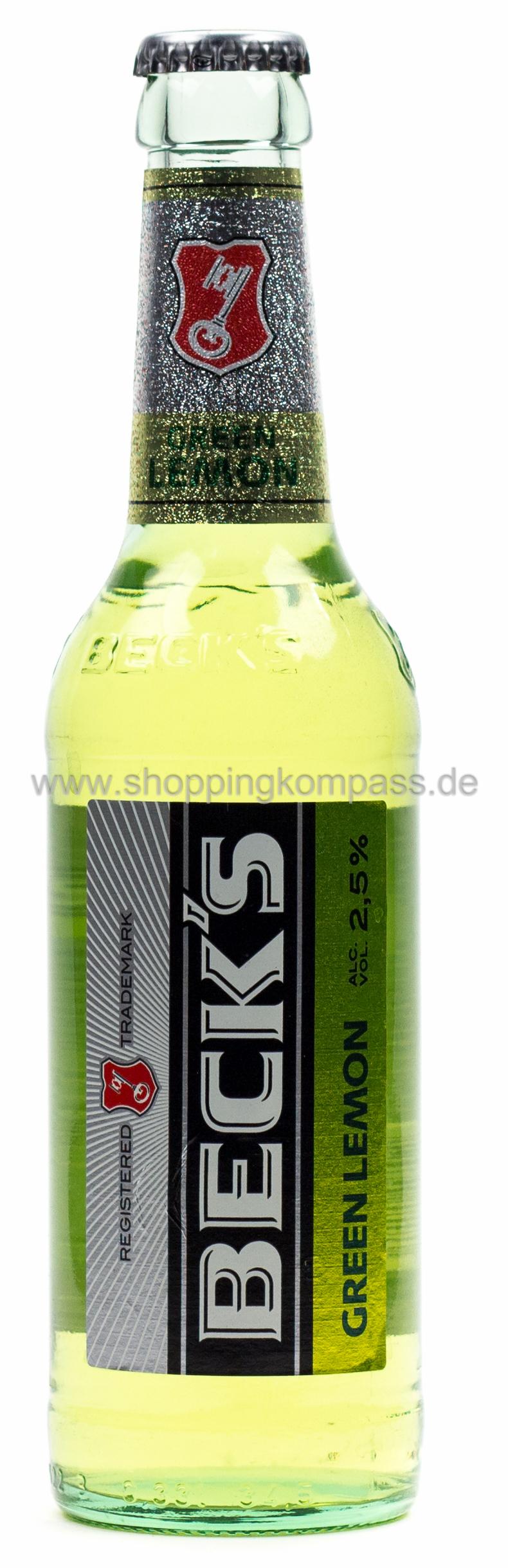 Becks Green Lemon Kasten 24 x 0,33 l Glas Mehrweg