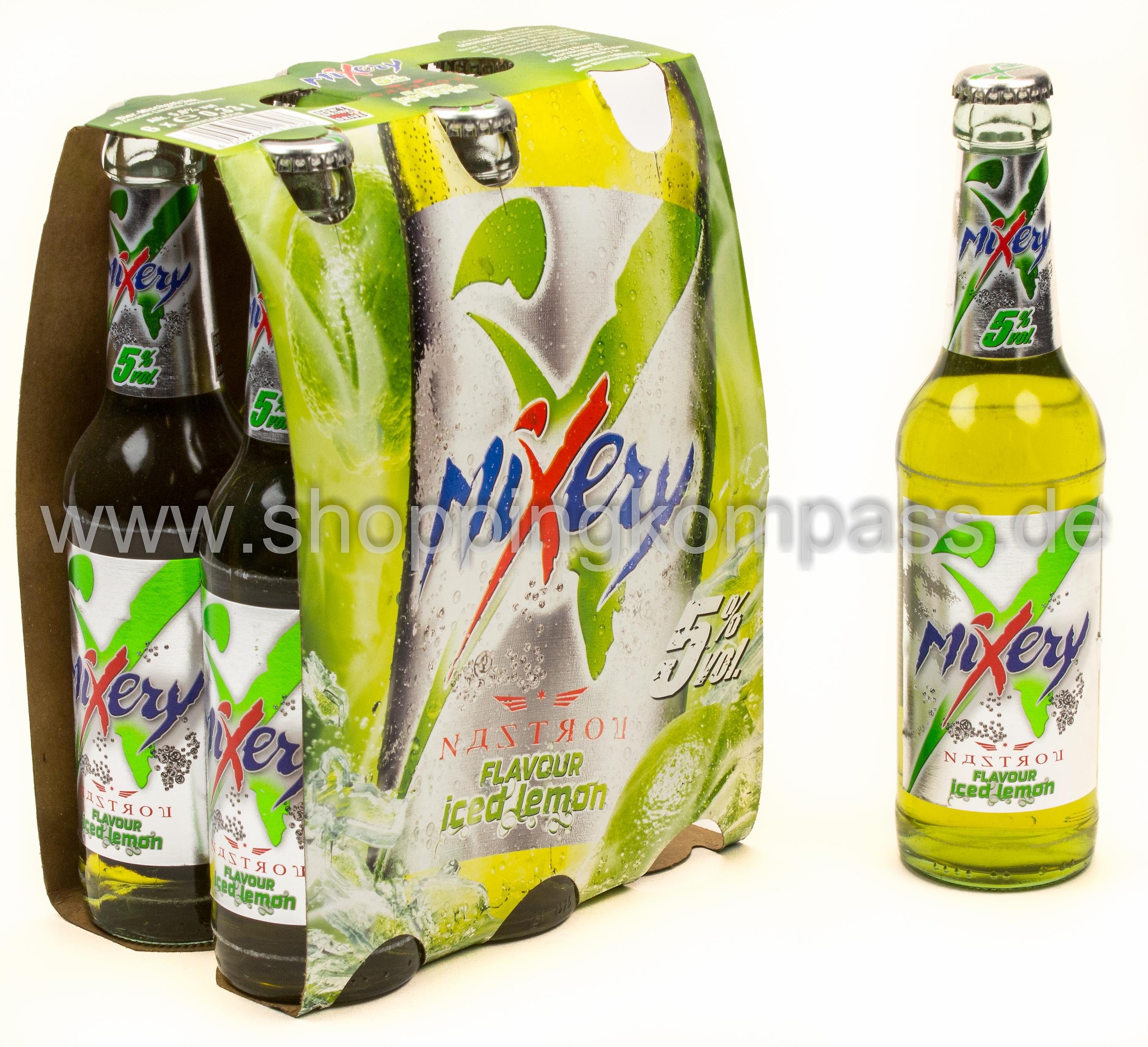 Mixery Vodka Lemon 6 x 0,33 l Glas Mehrweg