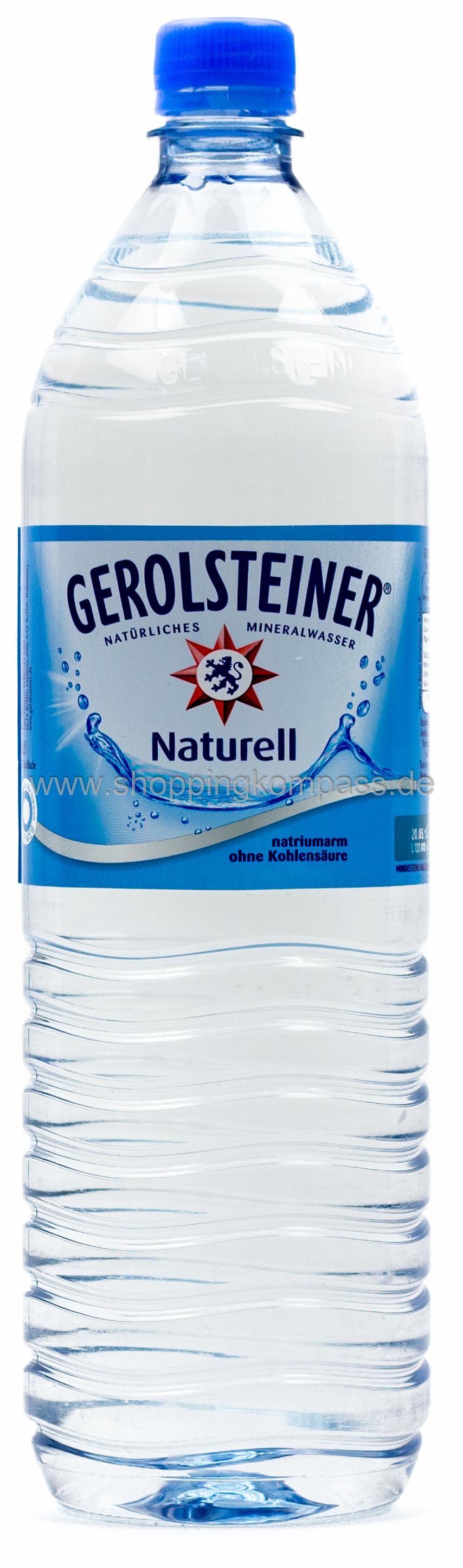 Gerolsteiner Mineralwasser Naturell Kasten 6 x 1,5 l PET Mehrweg