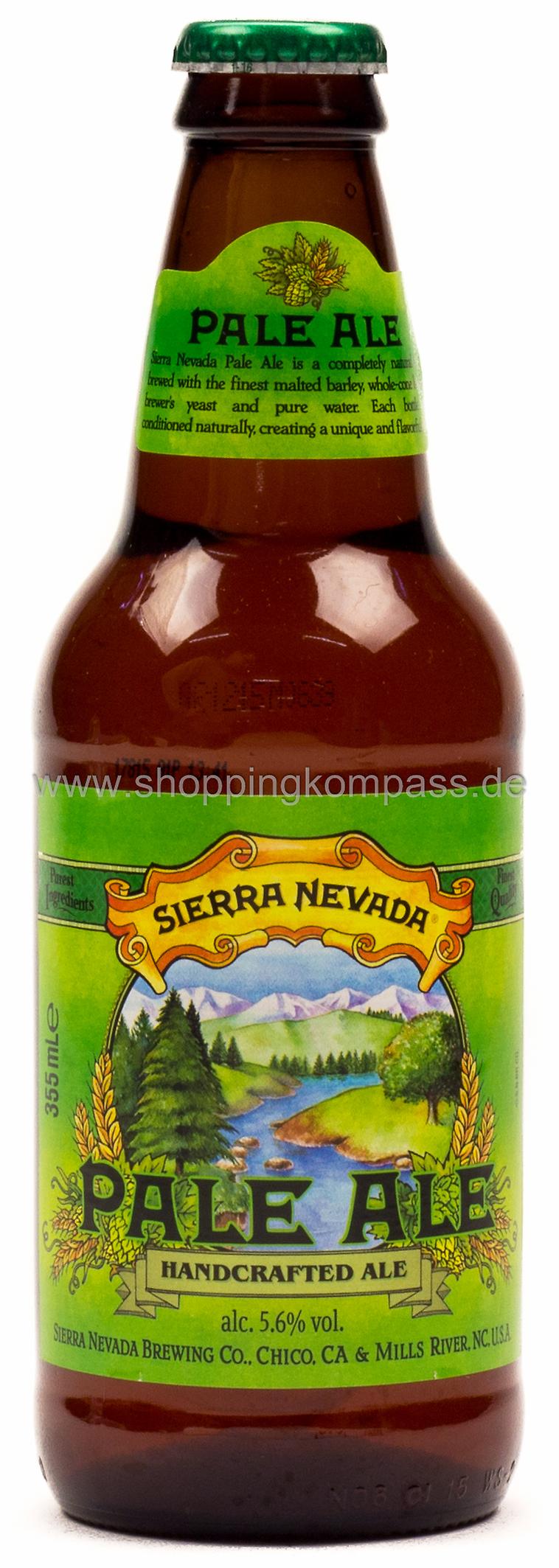 Sierra Nevada Pale Ale Karton 24 x 0,35 l Glas Einweg