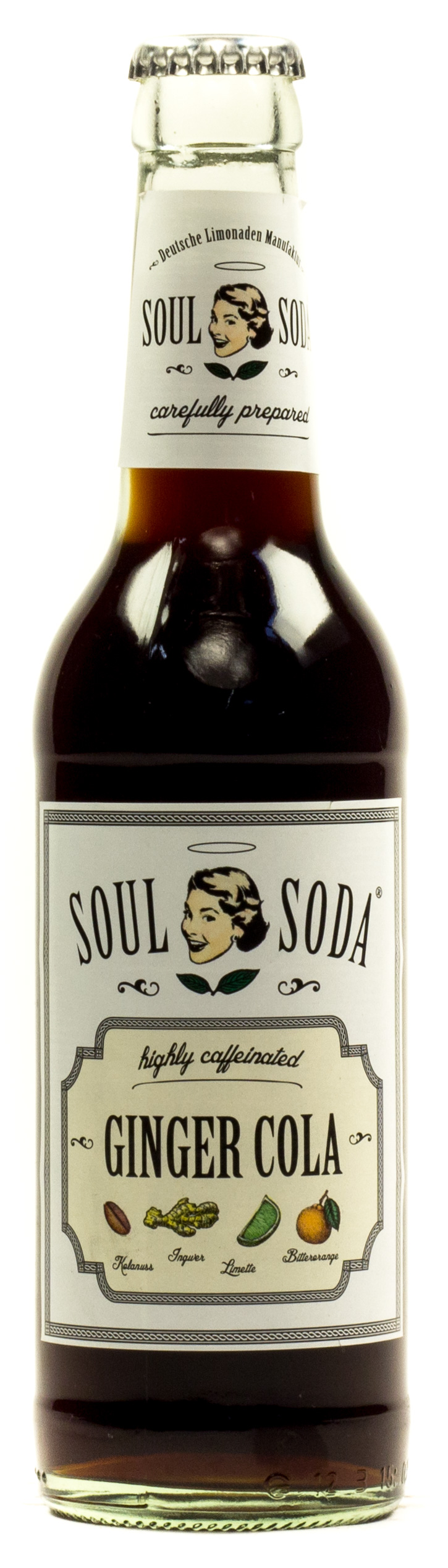 Soul Soda Ginger Cola Kasten 24 x 0,33 l Glas Mehrweg