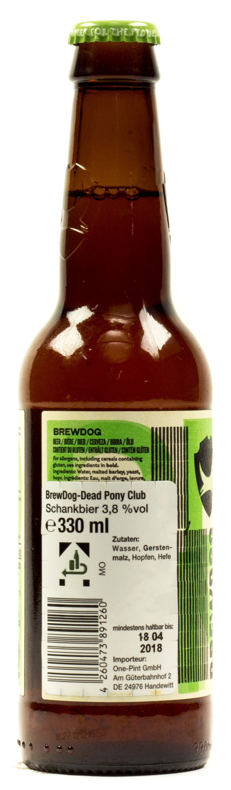 BrewDog Dead Pony Club Karton 12 x 0,33 l Glas Einweg