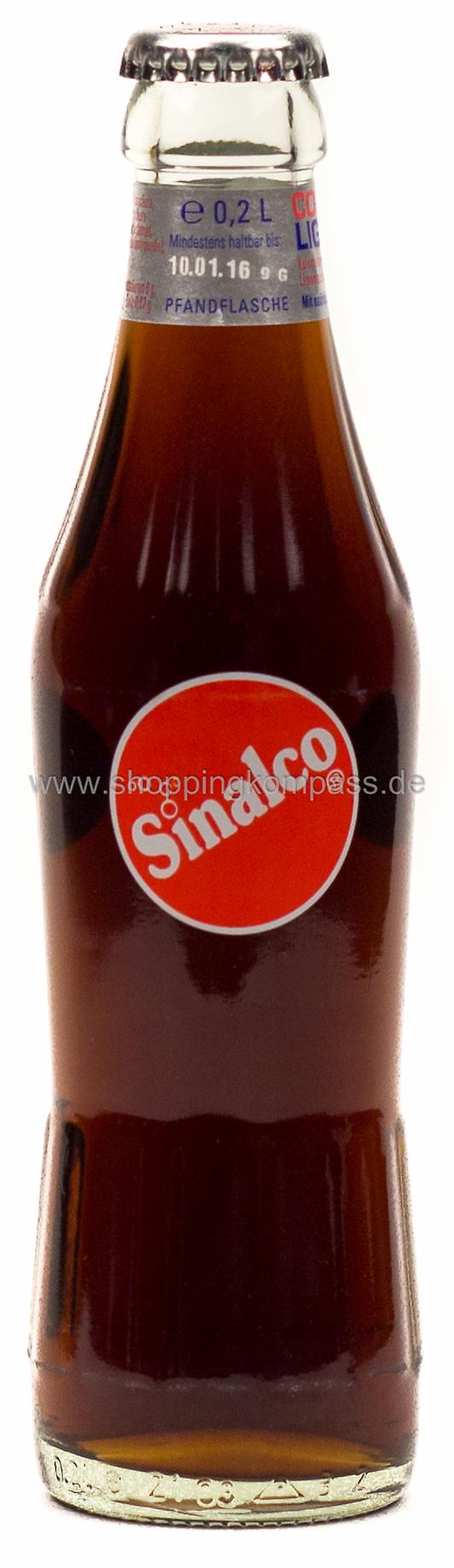 Flasche fürs Geschäftsmeeting Sinalco Cola 0,2 l Glas MW