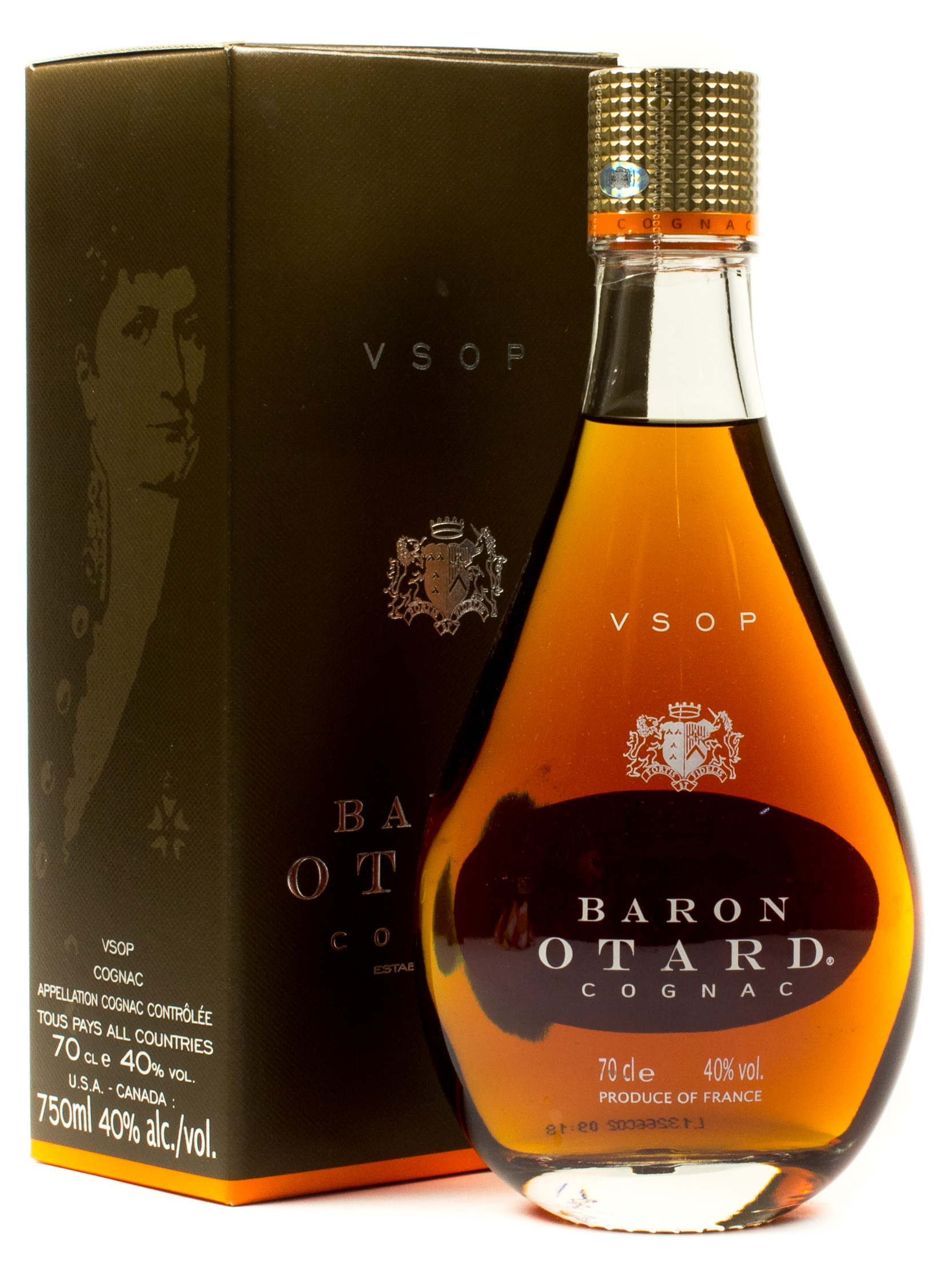 Otard Baron Cognac VSOP Geschenkkarton 0,7 l Glas