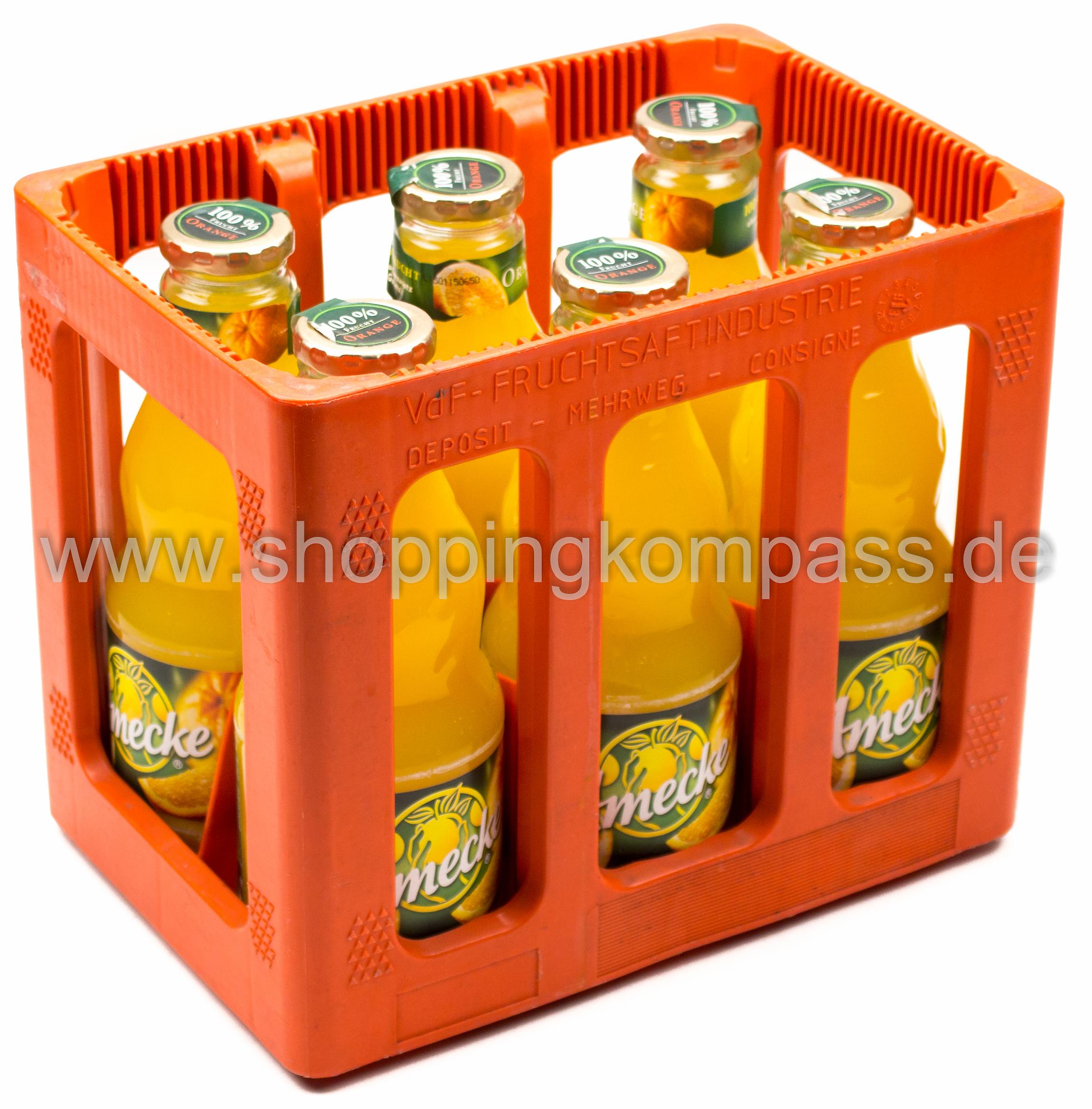 Amecke Orange Kasten 6 x 0,75 l Glas Mehrweg