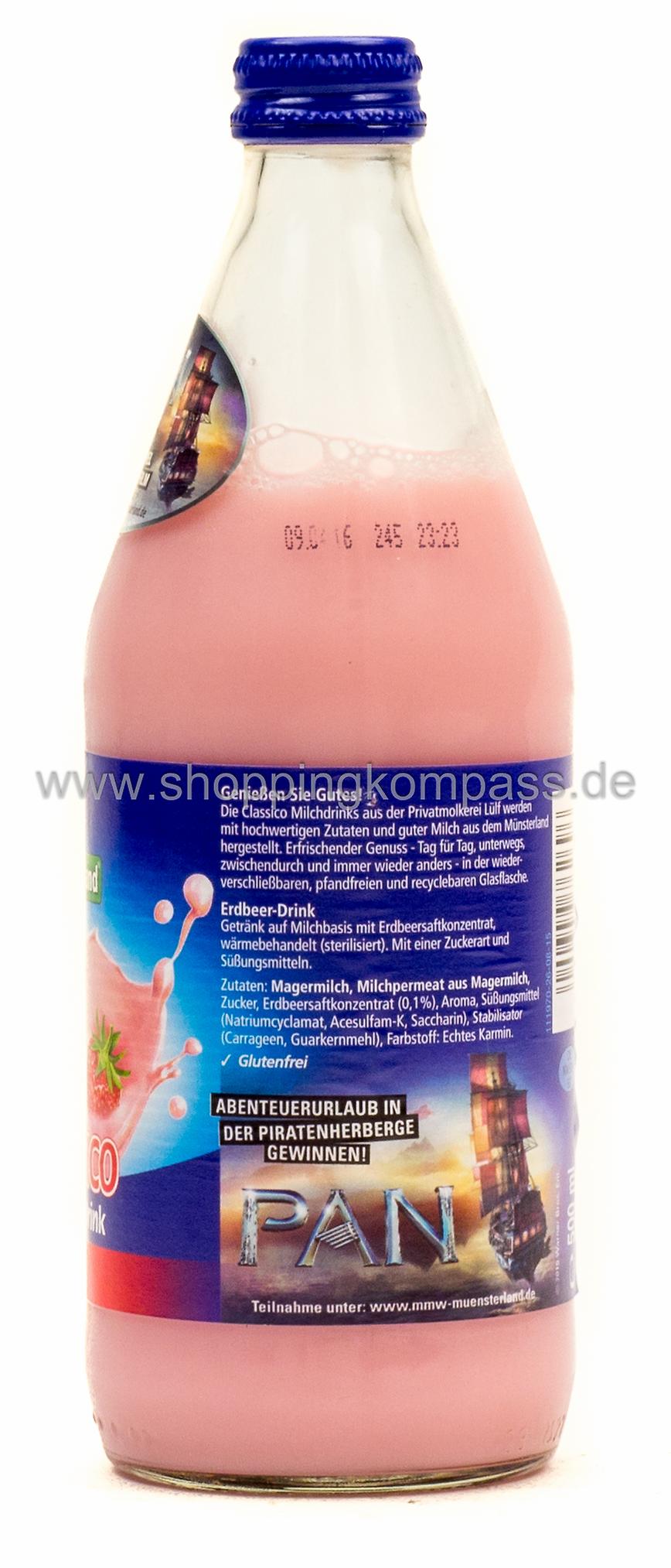 Münsterland Classico Erdbeer Drink 0,5 l Glas
