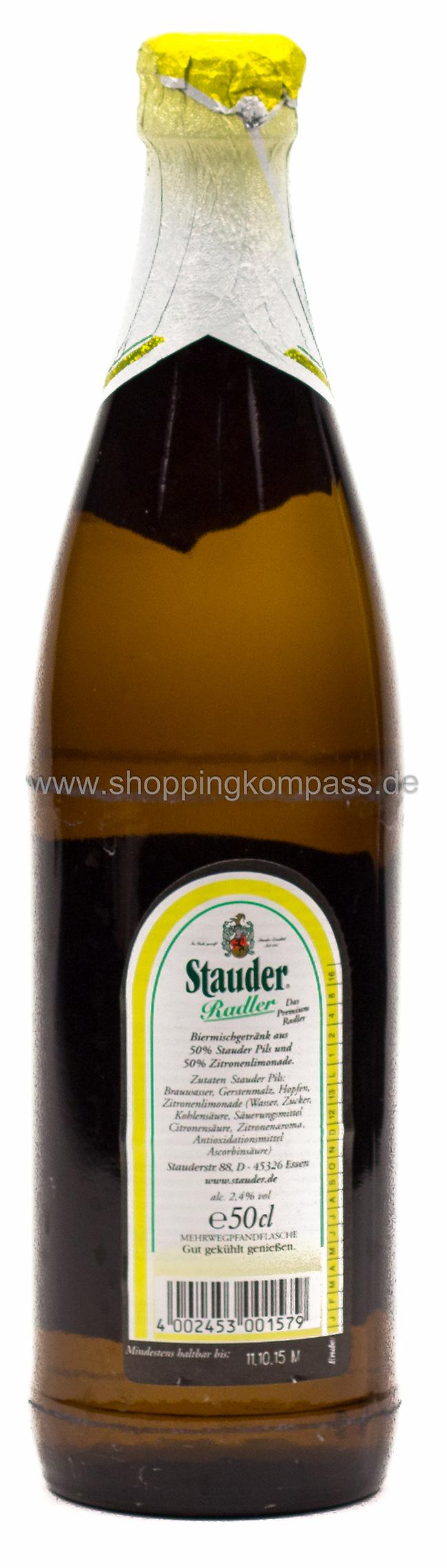 Stauder Radler 0,5 l Glas Mehrweg