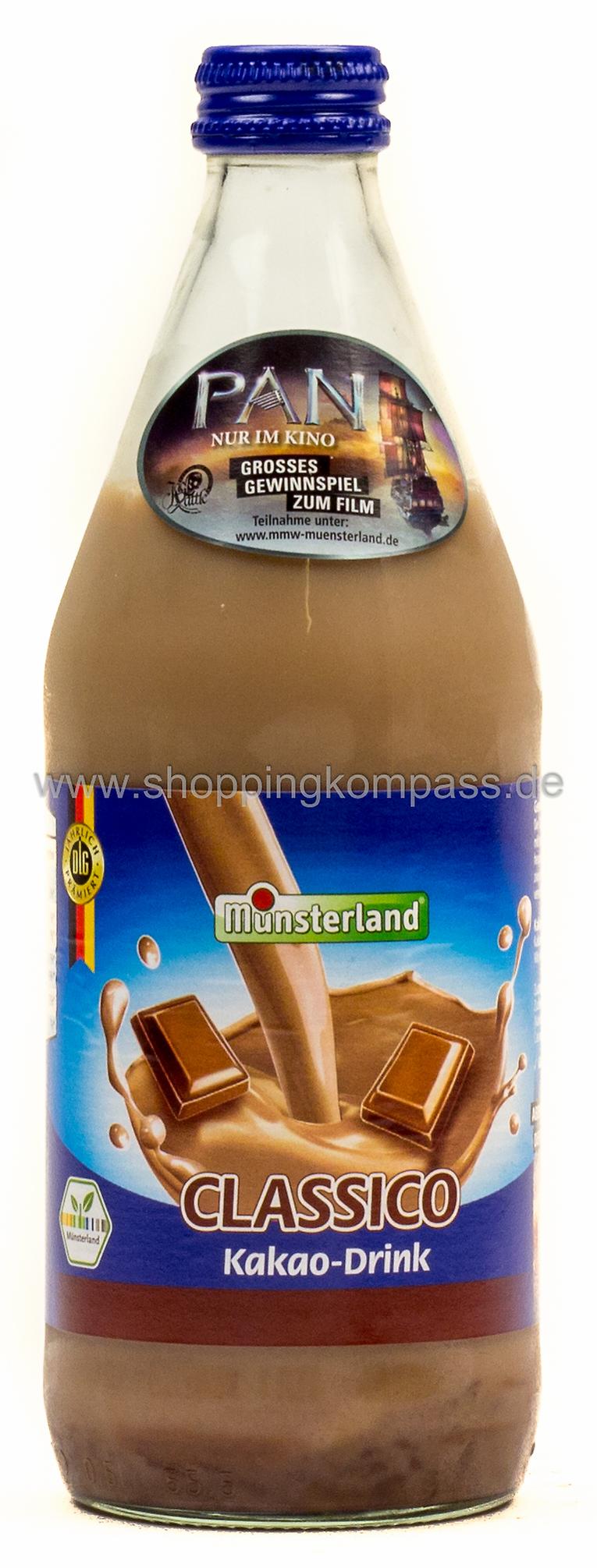 Münsterland Classico Kakao-Drink 0,5 l Glas
