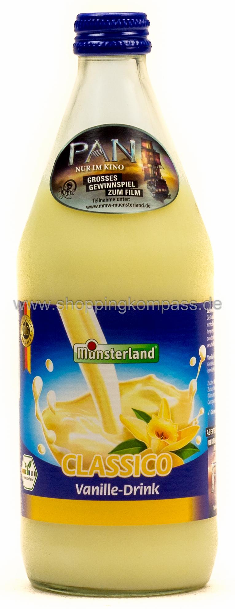 Münsterland Classico Vanille-Drink 0,5 l Glas